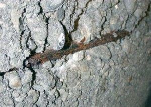 Коррозия стальной арматуры в бетоне